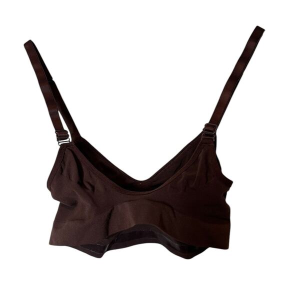 Skims Seamless Sculpt Bralette Espresso Brown Small / Medium Slimming Shapewear - Picture 6 of 8